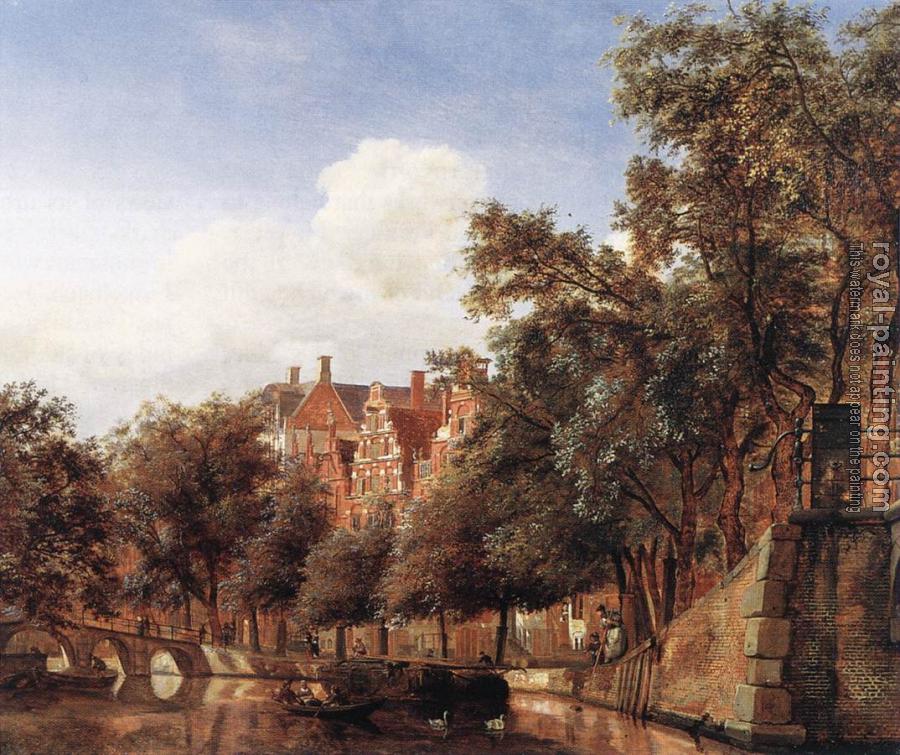 Jan Van Der Heyden : View of the Herengracht, Amsterdam